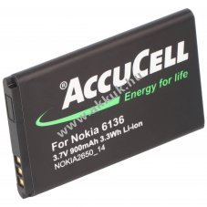 Helyettes�t� akku Nokia 6125 BL-4C 3,6V 600-700mAh Li-Ion