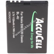 Helyettes�t� akku Nokia 3120 classic BL-4U 3,7V 700-1120mAh Li-Ion