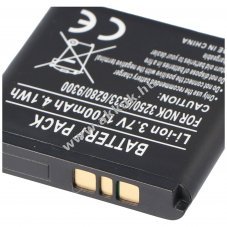 Helyettes�t� akku Nokia 6110 Navigator BP-6M 600mAh