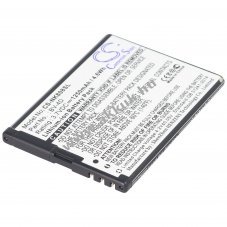 Helyettes�t� akku Nokia 808 PureView N9 3,7V 850mAh Li-Ion