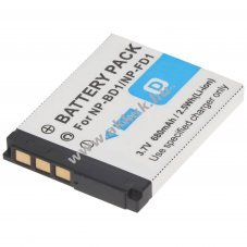 Helyettes�t� akku Sony Cybershot DSC-T70 3,7V 750mAh Li-Ion