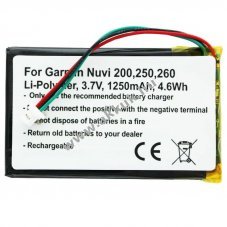 Helyettest akku Garmin Nuvi 200 Nvi 361-00019-11