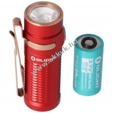 Olight Baton 3 Premium Edition eleml�mpa 3,7V 550mAh akkuval �s piros t�lt�tokkal