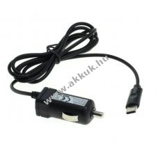 Aut�s USB-C (Type-C) t�lt�k�bel 1A 5V fekete