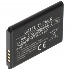 Helyettes�t� akku Alcatel One Touch 356 665 665x mobiltelefon 46,9x33,9x4,6mm