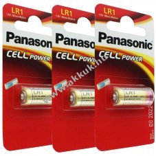 Panasonic PowerMax3 LR1 Lady Size N 3db/csomag alk�li