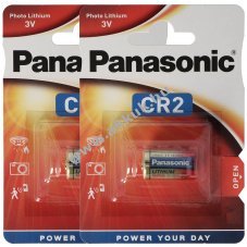 Panasonic CR2 l�tium 3V 2db/csomag