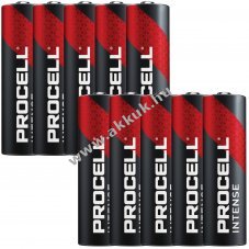 Duracell Procell Intense alk�li AA Mignon LR06 1,5V 10db/csomag
