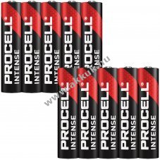 Duracell Procell Intense alk�li AAA mikro elem LR03 1,5V 10db/csomag