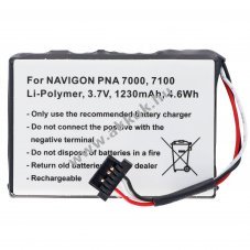 Helyettes�t� akku Navman N20 PNA 7000 E4MT081202B22 BP/LP1230/11/A0001U gps �s navig�ci�