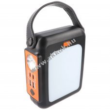 Powerbank mobil �ramgener�tor 3,7V 22000mAh 81,4Wh k�zi kurbl�s USB IN/OUT Li-ion