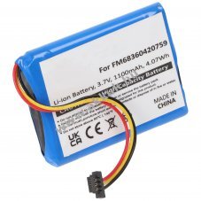 Helyettes�t� akku TOMTOM XXL PRO 4000 900-1100mAh GPS �s navig�ci�