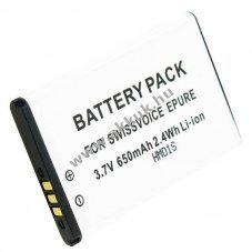 Helyettes�t� akku SWISSVOICE EPURE FULLECO DUO EPURE mobiltelefon