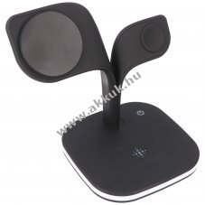 Vezet�k n�lk�li 5 az 1-ben Qi t�lt��llom�s fekete okostelefon okos�ra in-ear f�lhallgat�