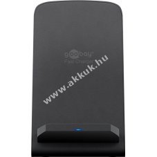 Vezet�k n�lk�li 10W Qi asztali gyorst�lt� �llv�ny QC3.0 USB t�pegys�ggel