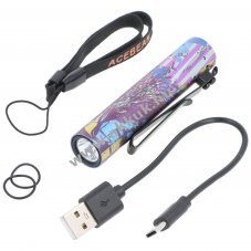 AceBeam Rider RX 2.0 LED zsebl�mpa 700 lumen 14500 Li-ion akkuval