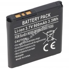 Helyettes�t� akku Sony Ericsson BST-38 3,7V 750-900mAh Li-ion