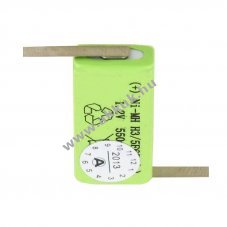 Helyettes�t� akku Sanyo HF-C1U 1,2V 500-600mAh Z-forma forrf�llel ipari NiMH