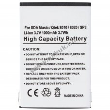 Helyettes�t� akku PDA �s MP3 Dopod 565 ST26 3,6V 850-1050mAh Li-Ion
