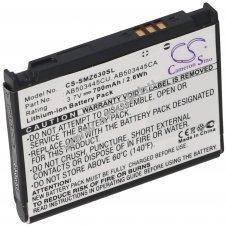 Helyettes�t� akku Samsung SGH-Z540 SGH-Z630 SGH-P520 SGH-P528 3,7V 600-880mAh Li-ion