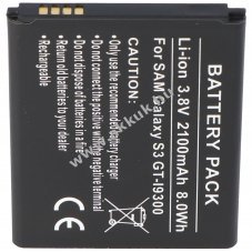 Helyettes�t� akku Samsung Galaxy S III EB-L1G6LLUC 3,7V 2100mAh Li-ion