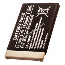 Helyettes�t� akku Sharp GX15 GX25 GX30 GX30i 850mAh mobiltelefon