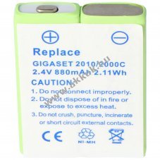 Helyettes�t� akku Siemens GIGASET 3010 POCKET 2,4V 700-880mAh NiMH