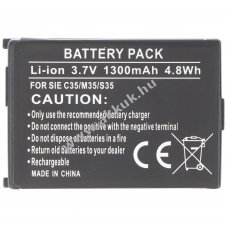 Helyettes�t� akku mobiltelefon Siemens C35 C35i M35 M35i S35 S35i 3,6-3,7V 1300mAh Li-Ion