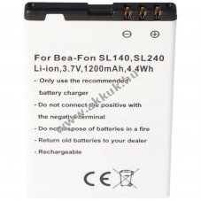 Helyettes�t� akku Bea-Fon SL140 SL240 BS-03 EP-600 RCB01P04 mobiltelefon