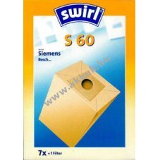 Swirl porsz�v� porzs�k S60 Classic speci�lis pap�r Siemens �s Bosch porsz�v�khoz