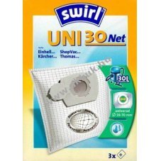 Swirl UNI30net univerz�lis porsz�v�zs�k meger�s�tett 21-30cm O59-70mm AEG Bosch K�rcher 3db/csomag