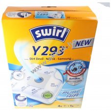 Swirl Y293 MicroPor Plus porzs�k 4db/csomag + 1 anti-allerg�n filter