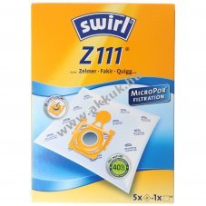 Swirl porsz�v�zs�k Z111 MicroPor kompatibilis Zelmer Fakir Quigg