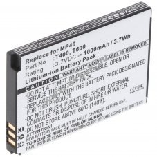 Helyettes�t� akku Swissvoice MP40 T400 T600 DECT telefon 3,7V 900mAh Li-Ion