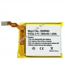 Helyettes�t� akku Sony SmartWatch 3 SWR50 GB-S10 GB-S10-353235-0100 3,7V 280mAh okos�ra Li-Polymer