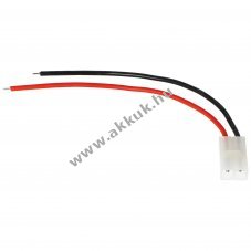 K�bel Tamiya aljzattal 14cm fekete-piros