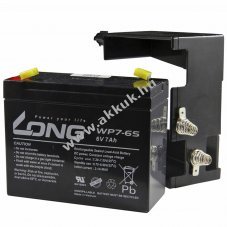 KungLong akku 6,0V 7,0Ah adapter m�r�m�szer �lom-g�l
