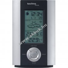 Technoline WS 6710 klasszikus id�j�r�s�llom�s holdf�zis kijelz�vel
