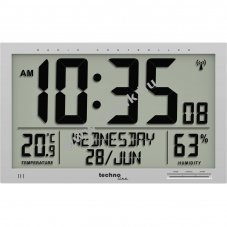 Technoline WS 8013 DCF-77 r�di�s fali�ra Jumbo LCD id�, d�tum, h�m�rs�klet, p�ratartalom, �breszt�