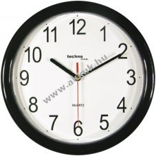 Technoline WT 600 klasszikus kvarc fali�ra fekete m�anyag keret O250x24mm
