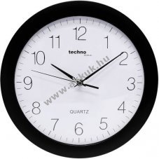 Technoline WT 7000 fekete kvarc fali�ra 30cm 1xAA Mignon ceruza LR06 elem n�lk�l