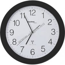 Technoline WT 8000 anal�g r�di�vez�relt fali�ra O30cm fekete keret 1x AA Mignon ceruza LR06