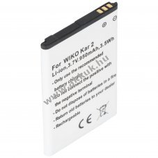 Helyettes�t� akku Cameron Sino Wiko DOLFY Kar 2 Kar2 N320 UBIK Venia 3,7V 950mAh mobiltelefon Li-Ion
