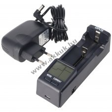 OPUS BT-C100 egyrekeszes gyorst�lt� 3.2V-4.35V t�lt�s �s kis�t�s LiFePO4, Li-ion, NiMH