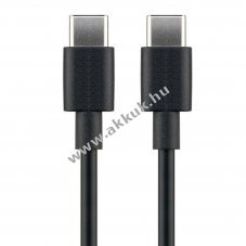 USB-C USB-C t�lt� �s szinkronk�bel 0,5m fekete