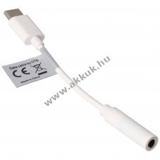 USB-C audio �s headsetadapter 3,5mm jack csatlakoz�val