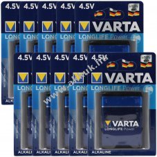 Varta Longlife Power 4,5V 3LR12 alk�li 10db/csomag