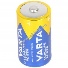Varta Longlife Power alk�li C (b�bi m�ret) 1,5V 1db
