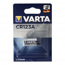 Varta CR123A l�tium elem 3,0V 1480mAh