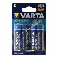 Varta Longlife Power Mono D 1,5V 2db/csomag alk�li